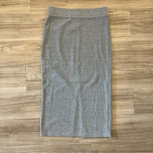 Gap Gray Knit Pencil Skirt Size XS